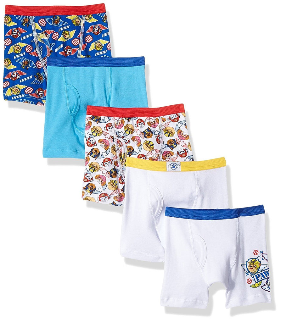 Nickelodeon Boys' Paw Patrol 5 Pack Boxer Brief