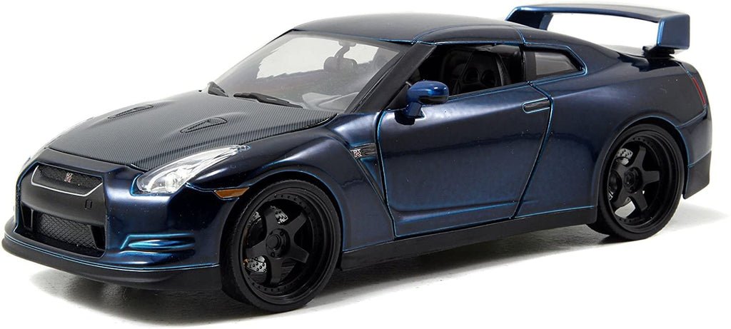 Fast & Furious Nissan GTR Blue 1:24 Diecast By Jada Toys
