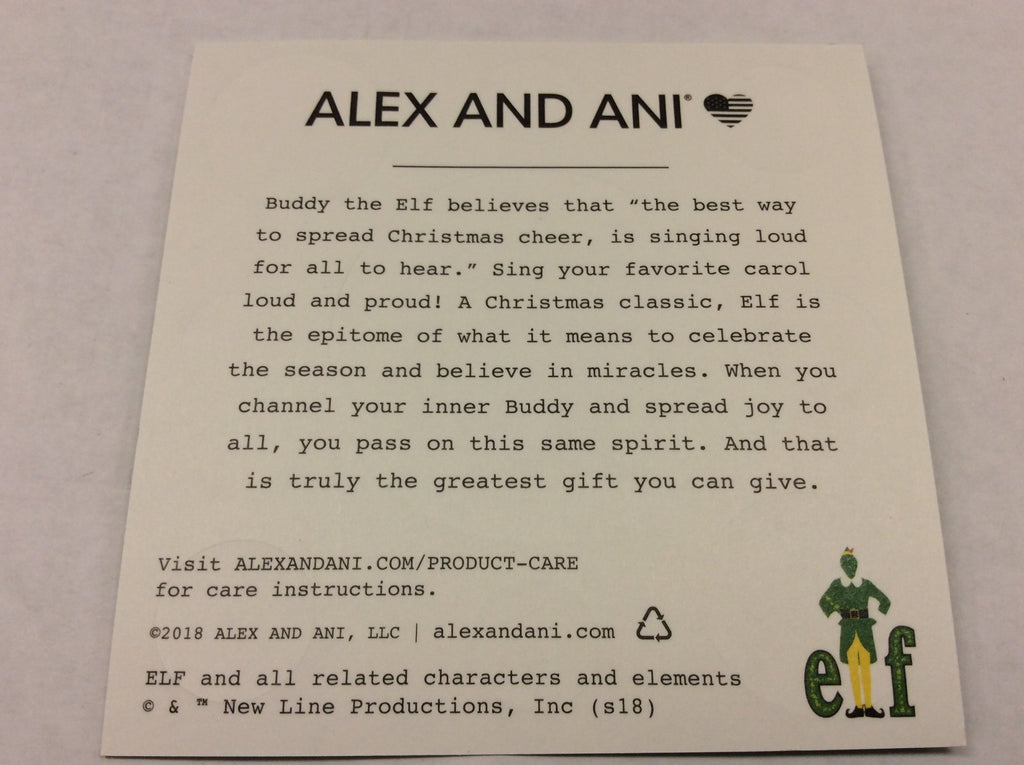 Alex and Ani Womens Elf - There's Room Everyone On The Nice List Bangle