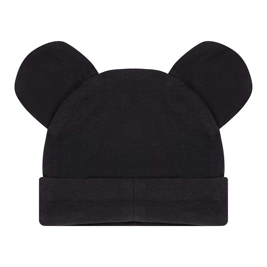 Disney Fuzzy Mink Baby Blanket, Double Sided Ultra-Soft and Plush Mink and Sherpa Newborn Throw, Measures 30x40 Inches, Includes Matching Infant Cap Hat