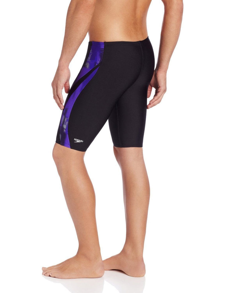 Speedo Boys Xtra Life Lycra Digital Surge Jammer Swimsuit PURPLE  20-28