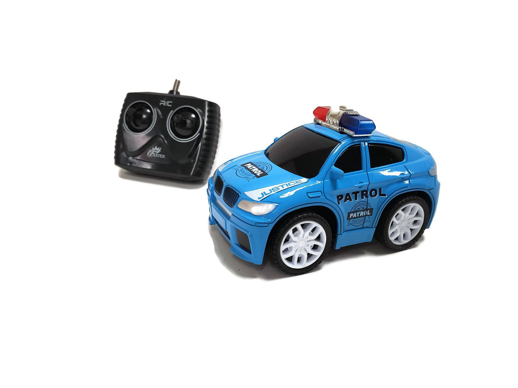 Remote Control Car Fire Chief Or Police Patrol Electric Sport Vehicle 1:20 Scale