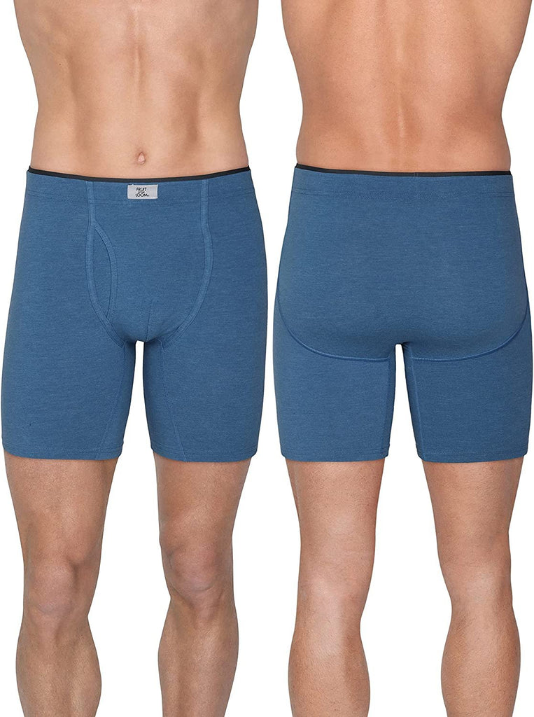 Fruit of the Loom Men's Crafted Comfort Stretch Boxer Briefs