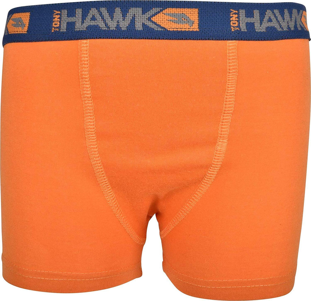 Tony Hawk Boys' Boxer Briefs 9-Pack Value Cotton Blend Toddler-Big Kid Sizes No Fly Underwear