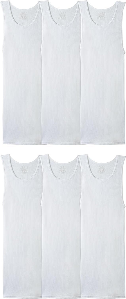 Fruit of the Loom Men's Tag-Free Tank A-Shirt