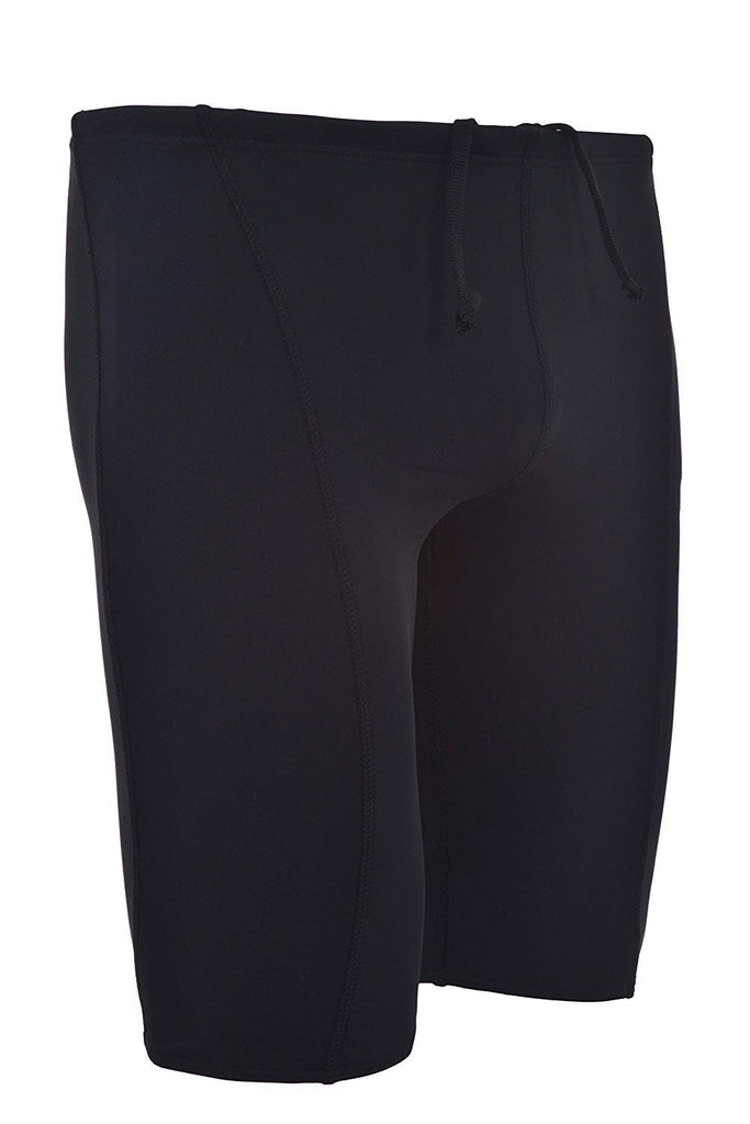 Men's Performance Swimsuit Racer Jammer - Durable Spandex Nylon Blend Comfortable Swimwear Training Many Colors
