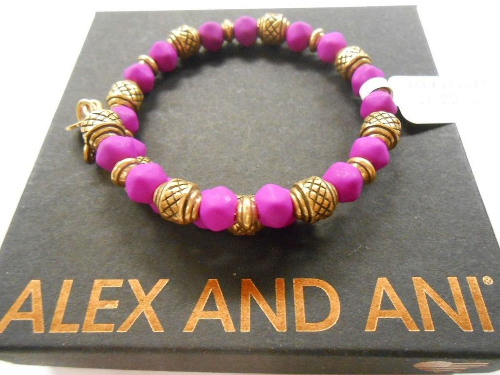 Alex And Ani Electric Wrap Dragonfruit Bangle Bracelet Rafaelian Gold