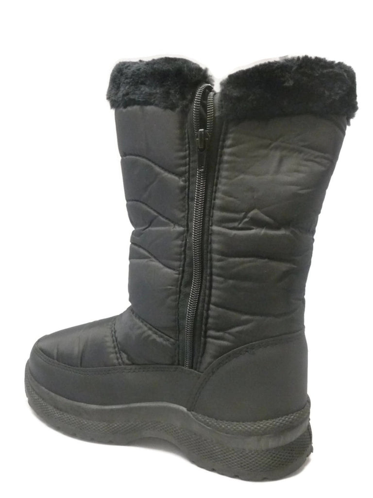 Ladies Black Snow Boots- SKADOO Winter Boots Sizes 5-11 Waterproof and Stylish!