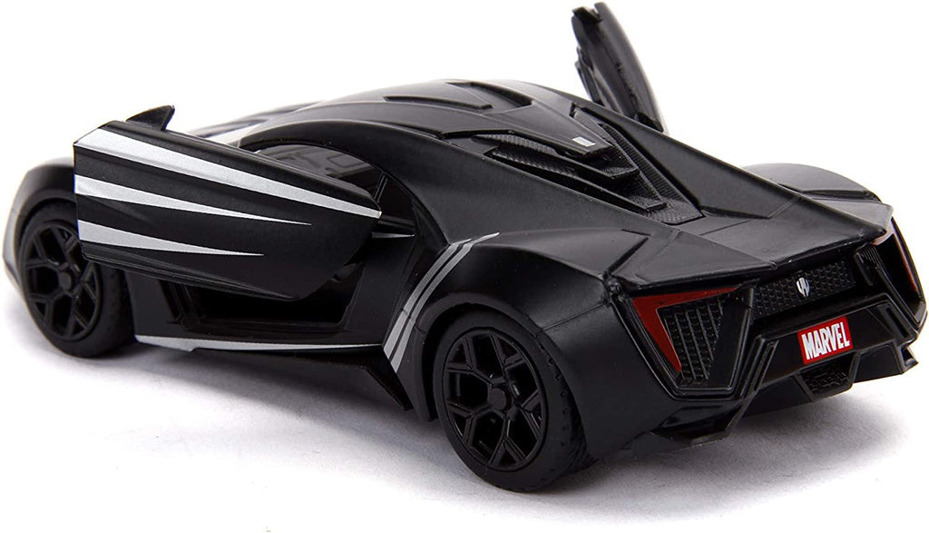 Jada Toys Metals Die-Cast Avengers W Motors Lykan HyperSport, 1:32 Scale Die-Cast Vehicle Black (JA30302)