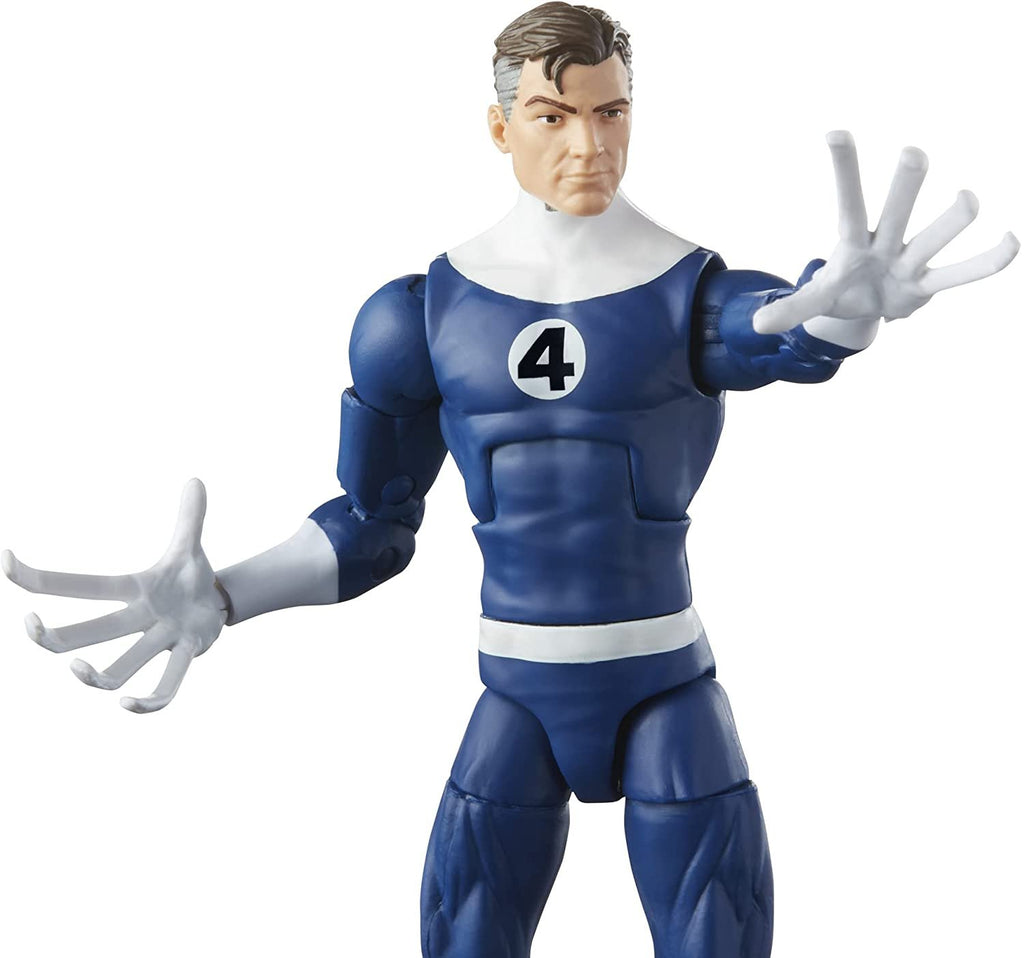 Hasbro Marvel Legends Series Retro Fantastic Four Mr. Fantastic 6-inch Action Figure Toy, Includes 4 Accessories