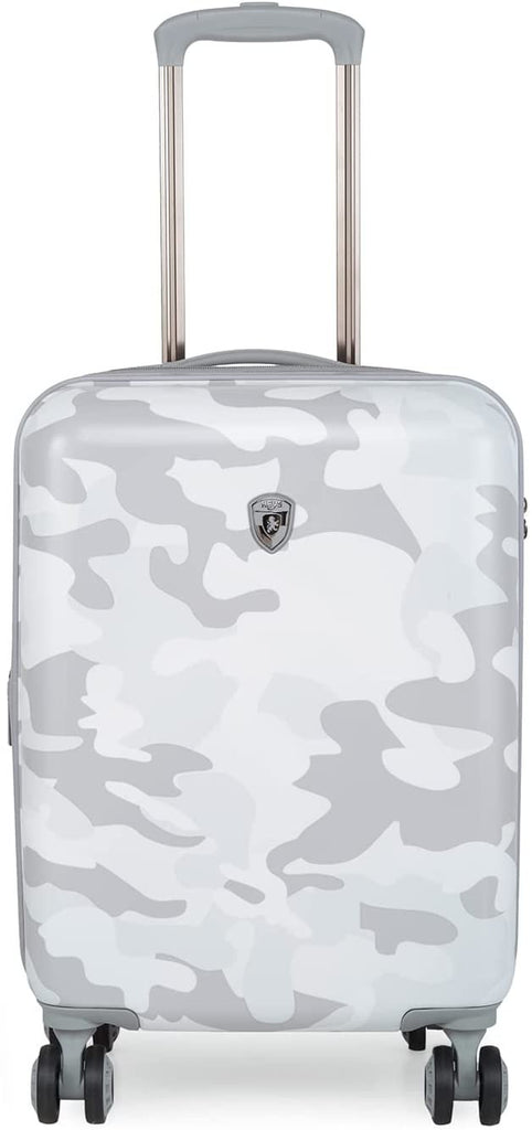 Heys Black Camo 21" Carry On Spinner Luggage (White)