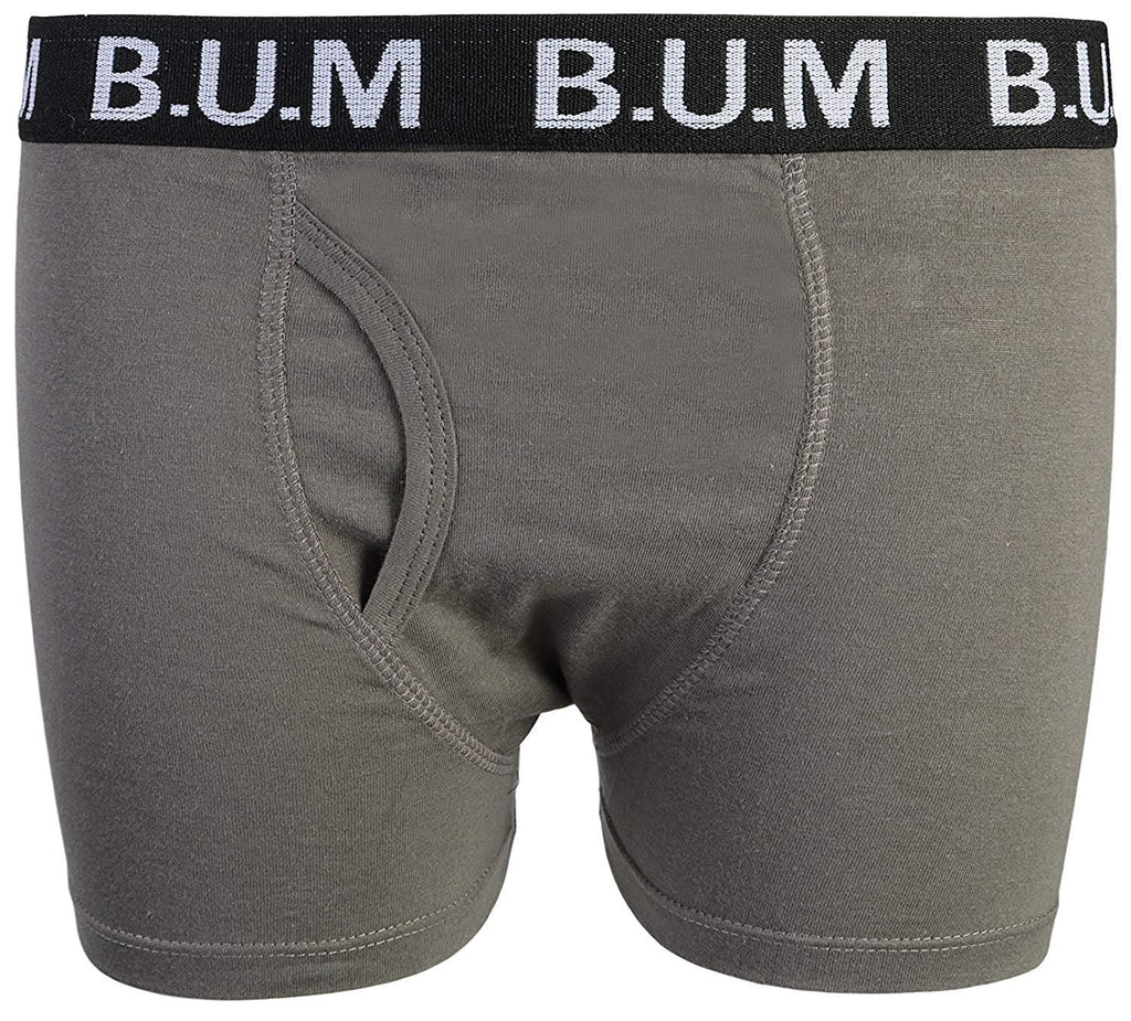 B.U.M. Equipment Boys 10 Pack Solid Boxer Briefs Underwear