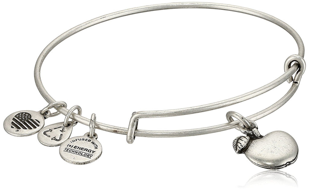 Alex and Ani Womens Apple Of Abundance Charm Bangle