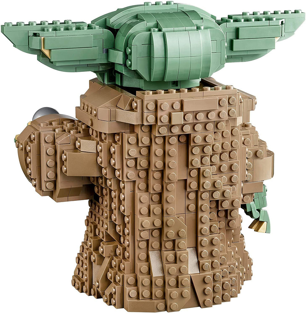 LEGO Star Wars: The Mandalorian The Child 75318 Build-and-Display Kit — Christmas Holiday Bundle for Kids Aged 10+ and Any Star Wars Fan — 2020 Buildable Model (1,073 Pieces) — BROAGE Drawstring Bag