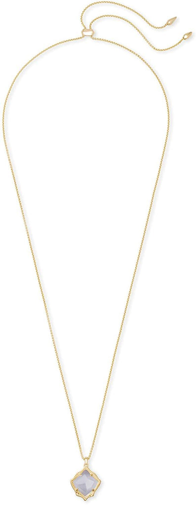Kendra Scott Kacey Rhodium Pendant Necklace