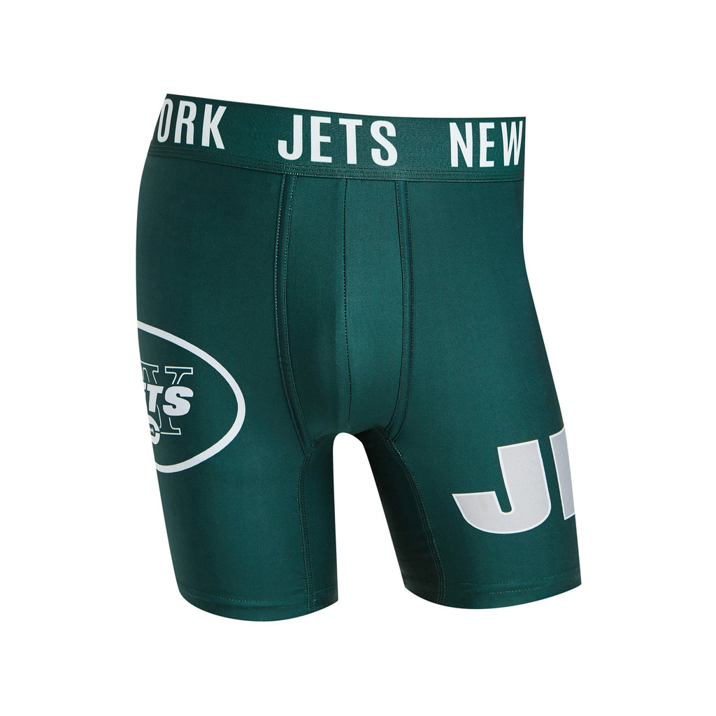 New York Jets Mens Boxer Briefs NFL Performance Active Underwear M-2X