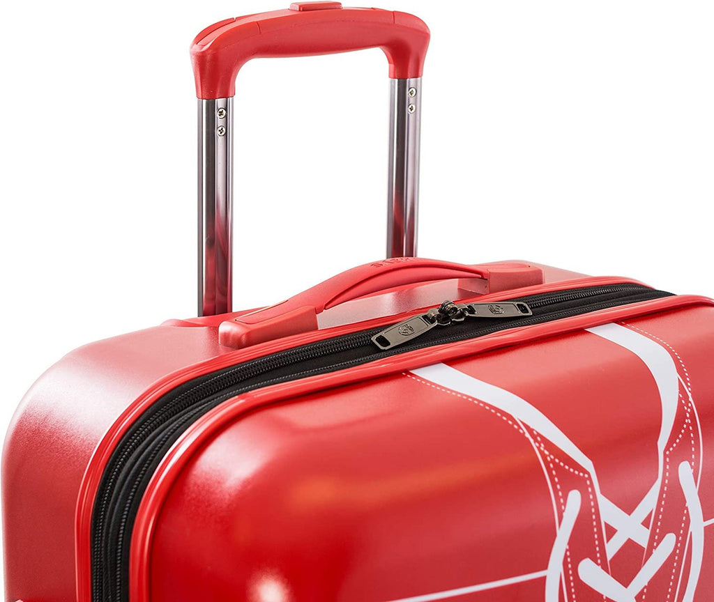 Heys America NHL Officially Licensed Wheeled Luggage (Chicago Blackhawks, 26-Inch)