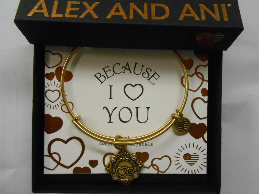 Alex and Ani Womens Because I Love You Grandmother III Bangle