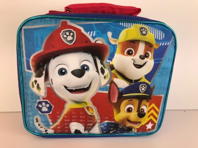 Paw Patrol Insulated Lunch Box Chase Rubble Marshall Zuma Rocky Skye