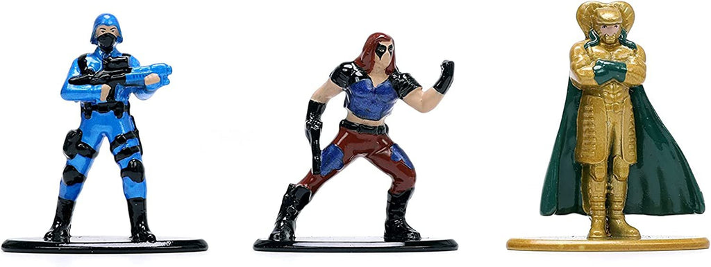 Jada Toys G.I. Joe 1.65" 18-Pack Die-cast Figures, Toys for Kids and Adults, 32913