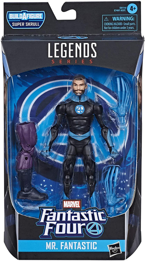 Hasbro Marvel Legends Series Fantastic Four 6" Collectible Action Figure Mr. Fantastic Toy, Premium Design & 2 Accessories, 1 Build-A-Figure Part