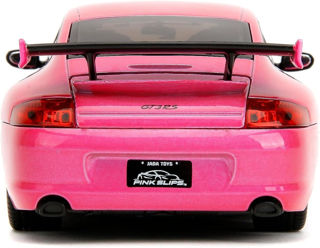 Pink Slips 1:24 Porsche 911 GT3RS Die-Cast Car, Toys for Kids and Adults(Pink)