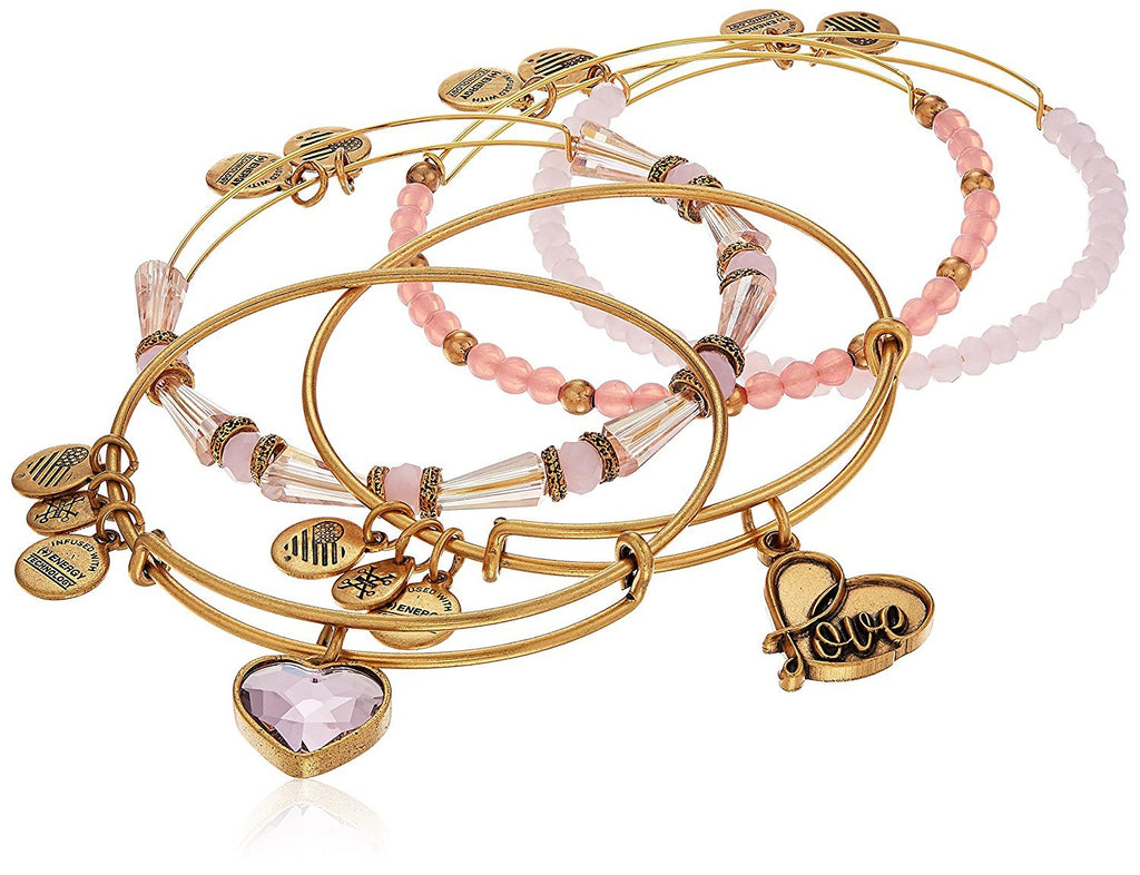 Alex and Ani Womens Love Is In The Air - Alive with Love Set of Five