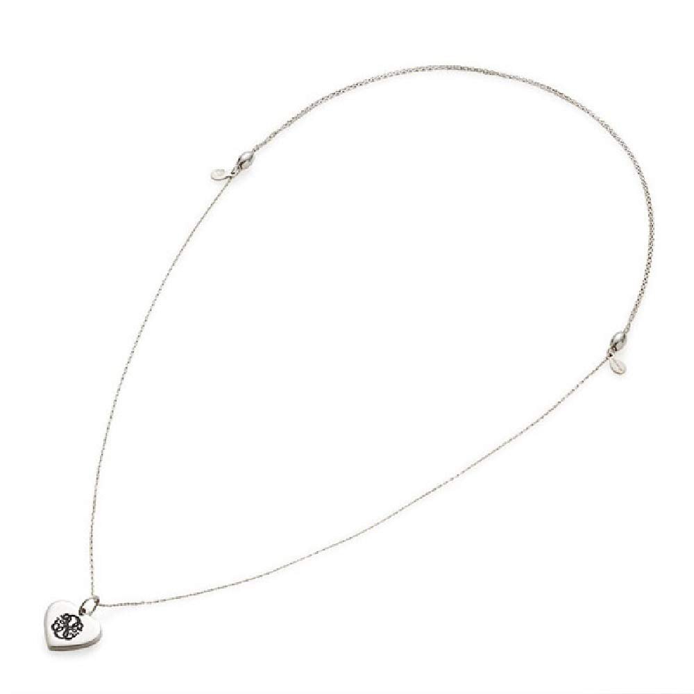 Alex And Ani Path Of Life Heart Expandable Necklace Shiny Silver Finish A15EN02SS