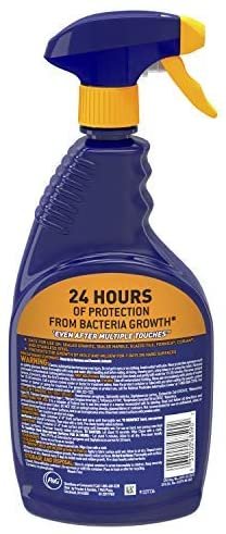 Microban 24 Hour Bathroom Cleaner and Sanitizing Spray, Citrus Scent - 32 Ounce (Pack of 3)