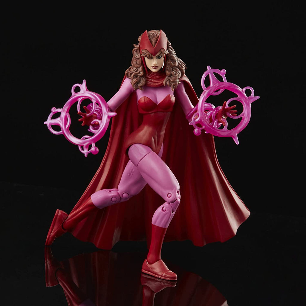 Marvel Legends Series Scarlet Witch 6-inch Retro Packaging Action Figure Toy, 4 Accessories