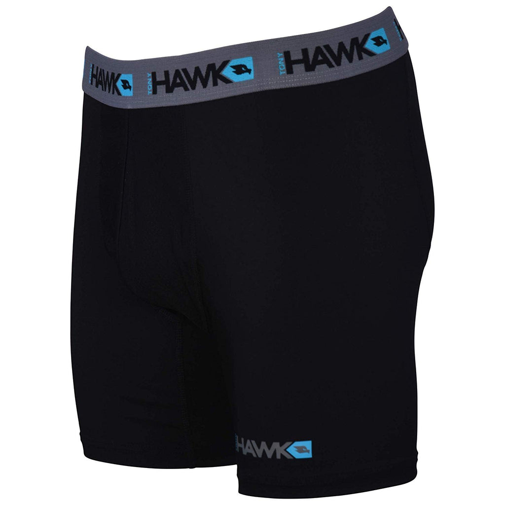 TONY HAWK Mens Performance Underwear - 3-Pack Stretch Performance Boxer Briefs Training Breathable Athletic Fit No Fly
