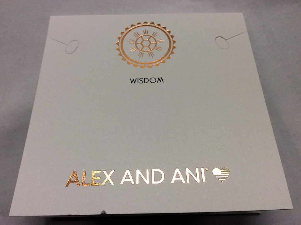 Alex and Ani September Color Code Sapphire Bangle Bracelet Shiny Gold NWTBC