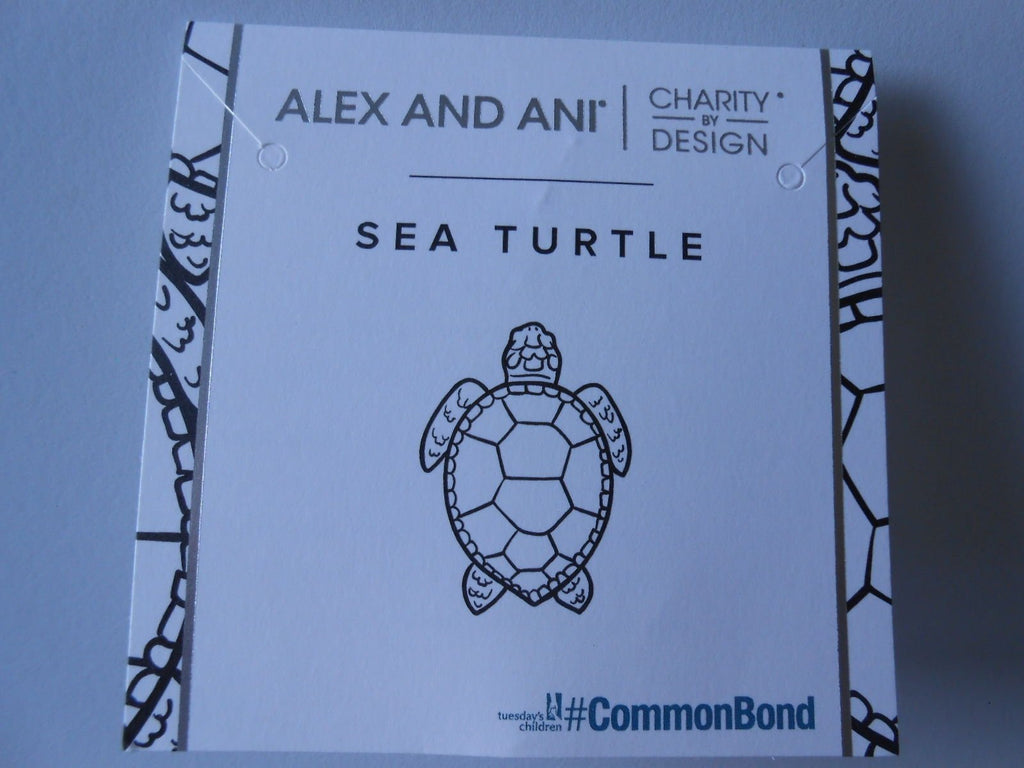 Alex and Ani Charity by Design Turtle Rafaelian Bangle Bracelet