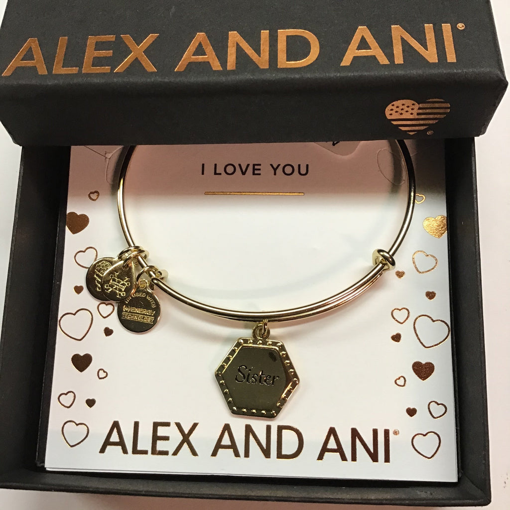 Alex and Ani Because I Love You Sister IV EWB, SAG
