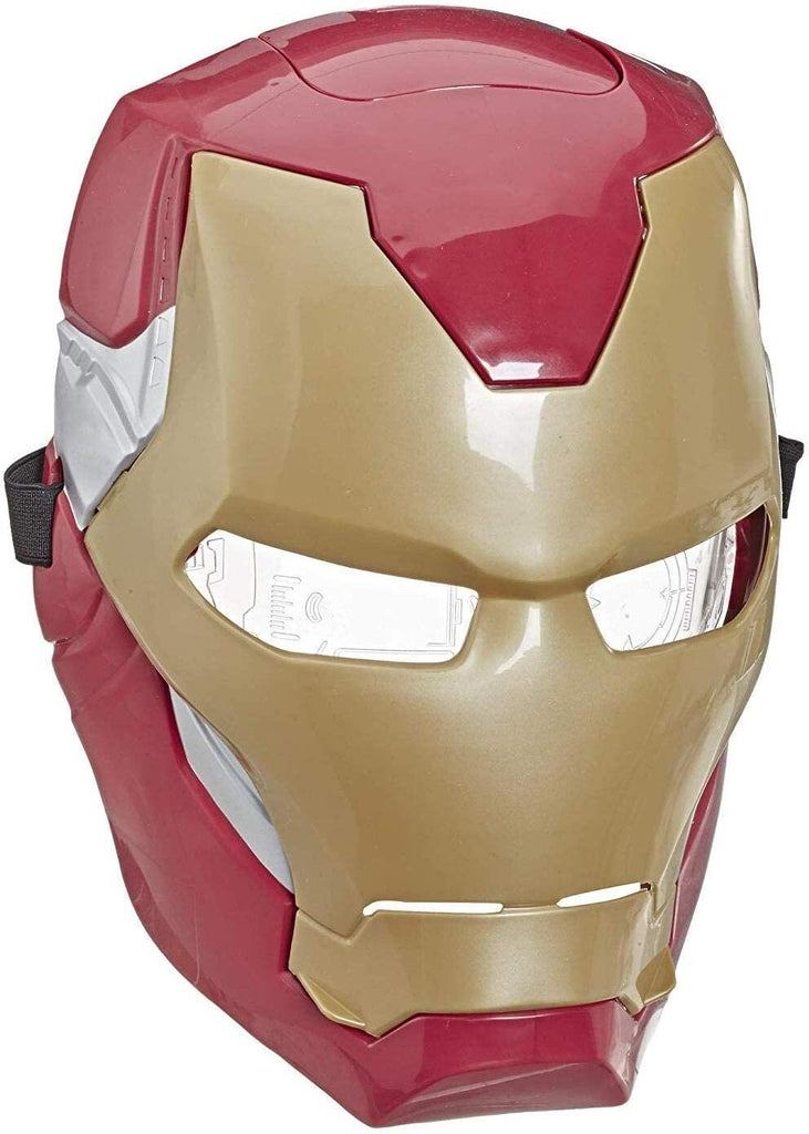 Avengers Marvel Iron Man Flip FX Mask with Flip-Activated Light Effects for Costume and Role-Play Dress Up Brown/a