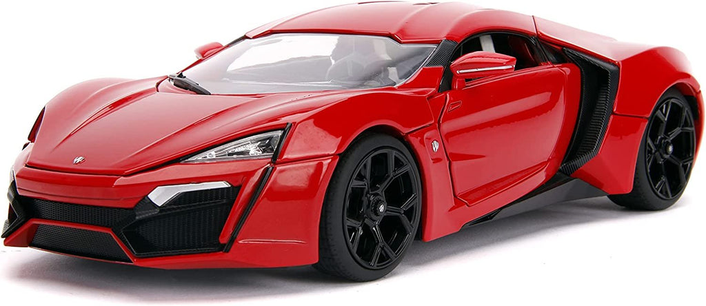 Fast & Furious 1:18 Lykan Hypersport Die-cast Car & 3" Dom Figure, Toys for Kids and Adults