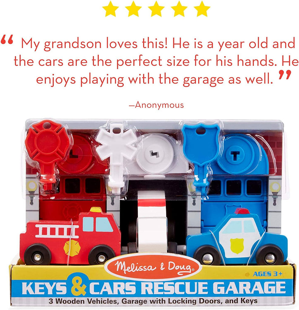 Melissa & Doug Keys & Cars Rescue Garage