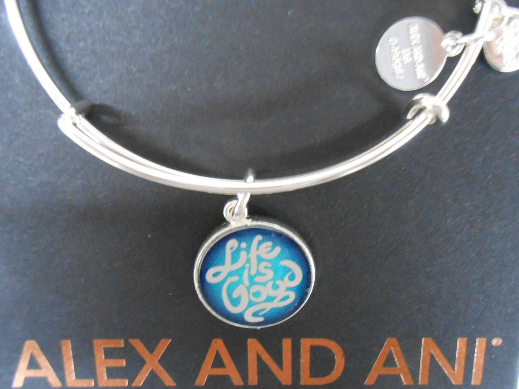 Alex and Ani Womens Charity Design Life is Good Bangle