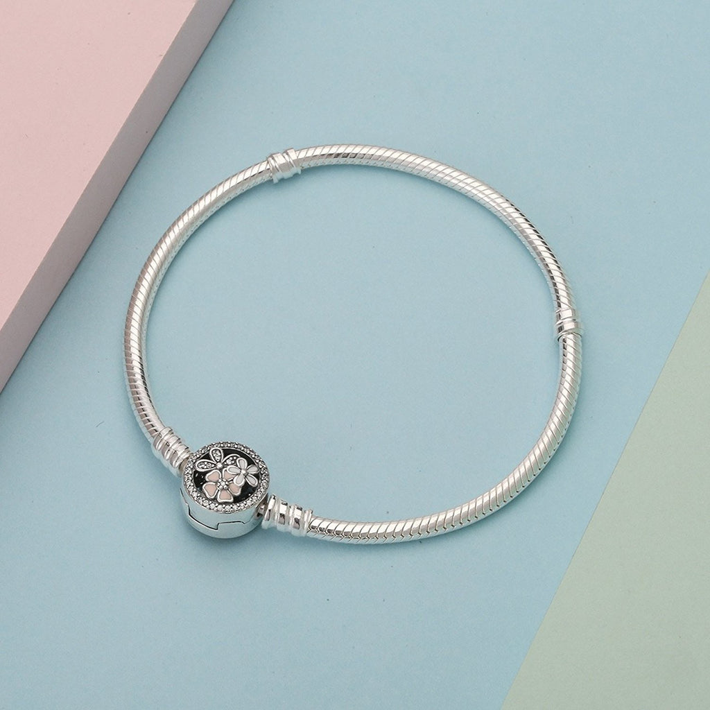 PANDORA Poetic Blooms Bracelet, Mixed Enamels & Clear CZ 590744CZ
