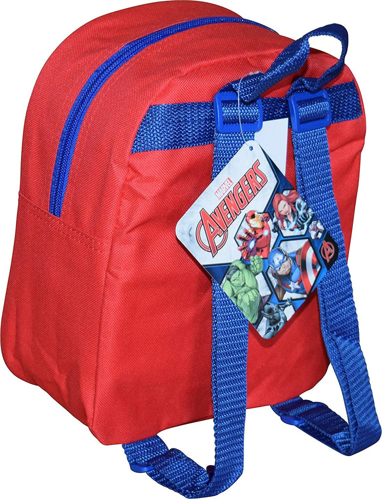 Marvel Avengers 10" Mini Backpack W/ 3D Heat Seal Patch Logos or Iron Man And Captain America