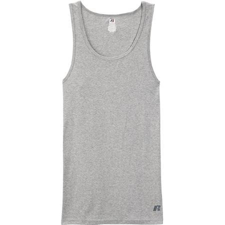 Russell Men's Comfort Performance Tank Black/Grey
