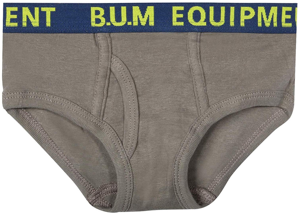 B.U.M. Equipment Toddler and Little Boys' 6 Pack Underwear Briefs, Solids and Prints