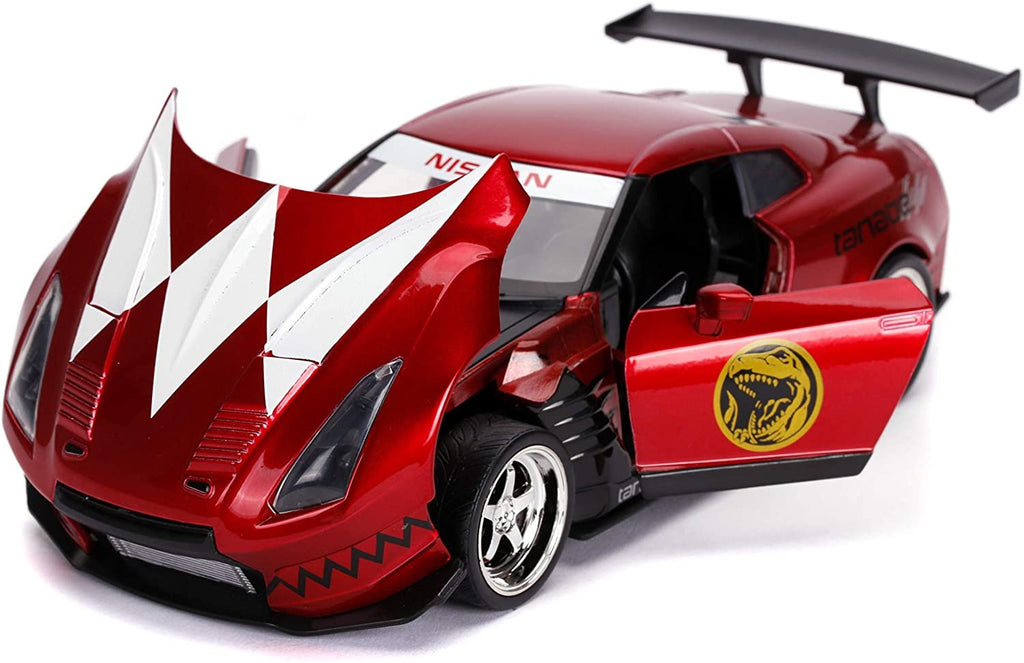 Jada 1:24 Diecast 2009 Nissan GT-R with Red Ranger Figure