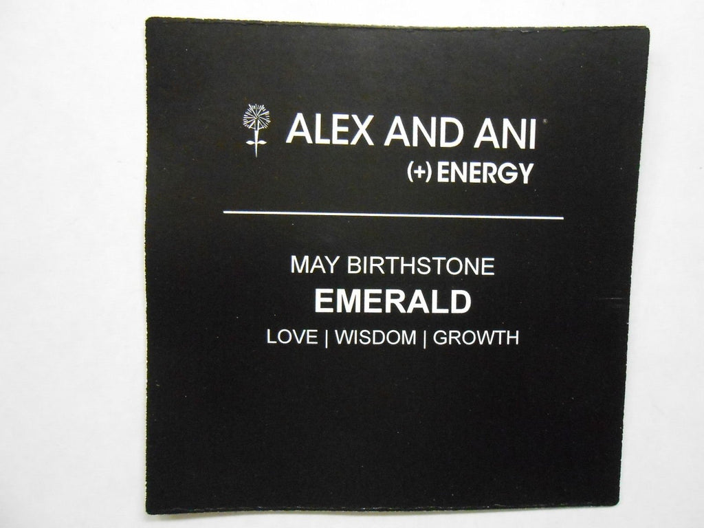 Alex and Ani Bangle Bar Imitation Birthstone Bangle Bracelet, 2.75"
