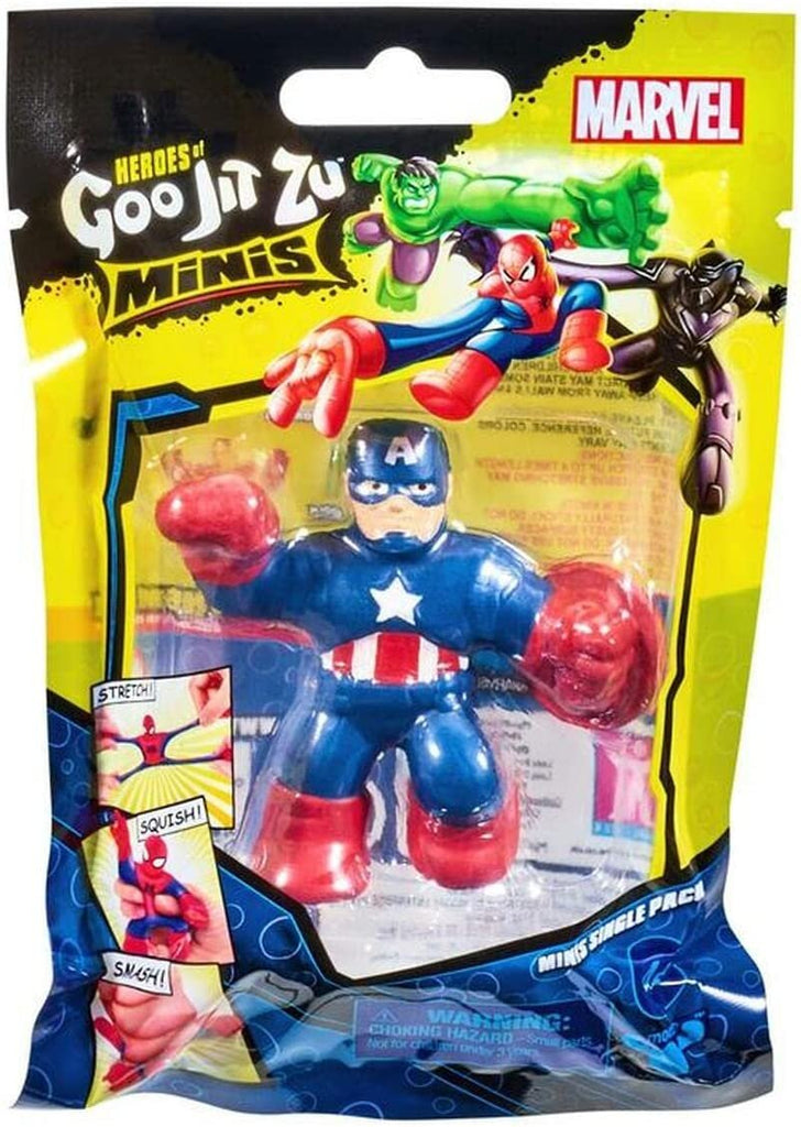 Heroes of Goo Jit Zu 2.5 inch Marvel Minis (Captain America)