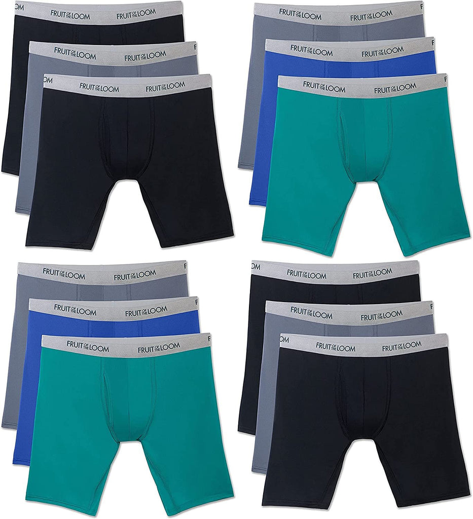Penn Mens Underwear Briefs, Boxer Briefs or Woven Boxers - 12-Pack