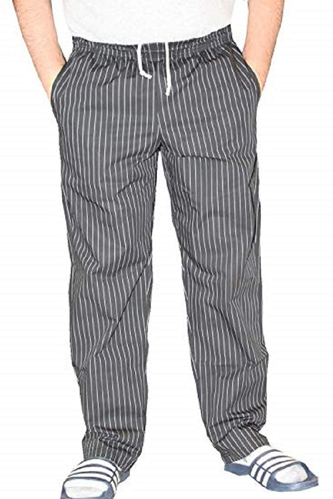 Sand Storm Baggy Chef Pants 100% Cotton XS-6X Vintage, Cupcakes, Chalk Stripe Pockets