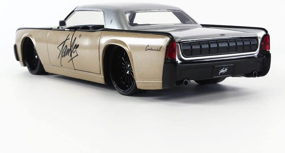 Jada Toys Stan Lee 1:24 1963 Lincoln Continental Die-cast Car & Figure, Toys for Kids and Adults