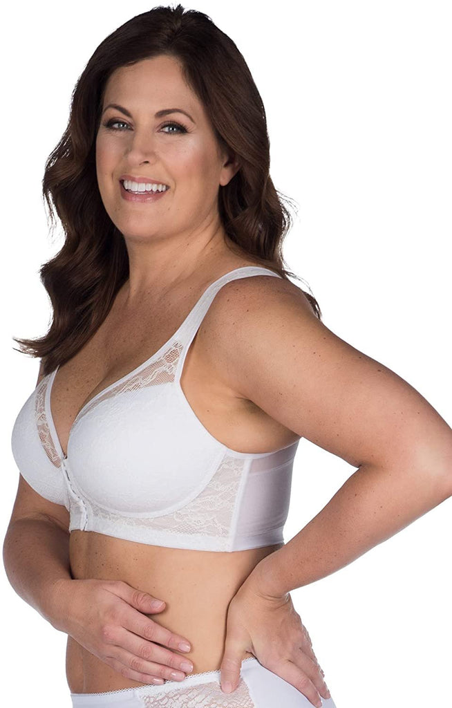 Leading Lady Women's Lace Covered Wirefree Posture Bra, The Grace