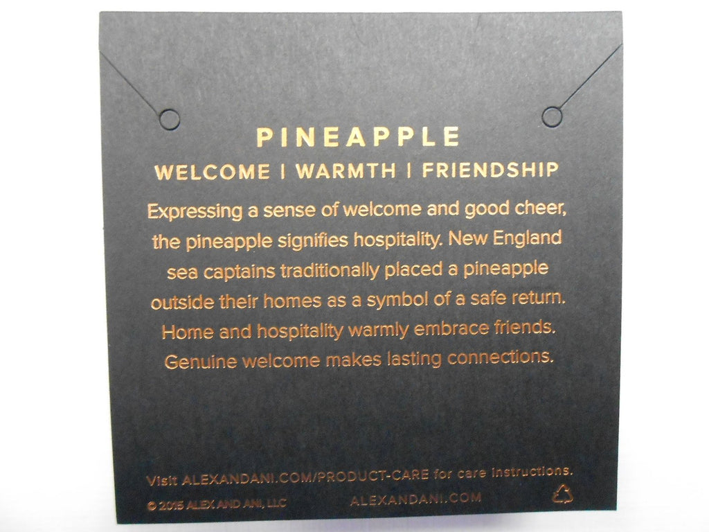 Alex and ANI Pineapple III Bangle Bracelet, Expandable